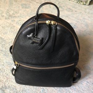 Radley “Fountain Road” pebbled leather backpack.